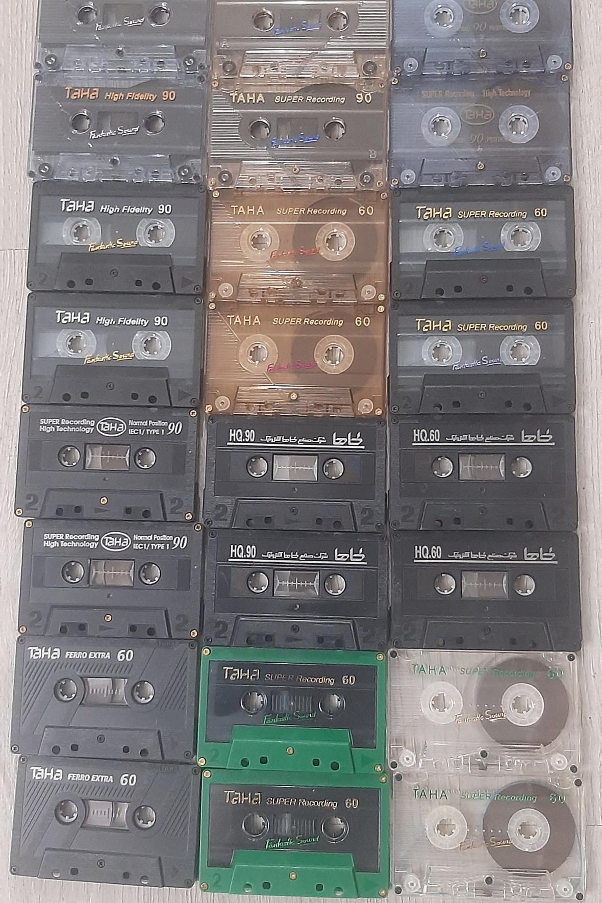 24 عدد نوارکاست خام طاها  (توضیحات)