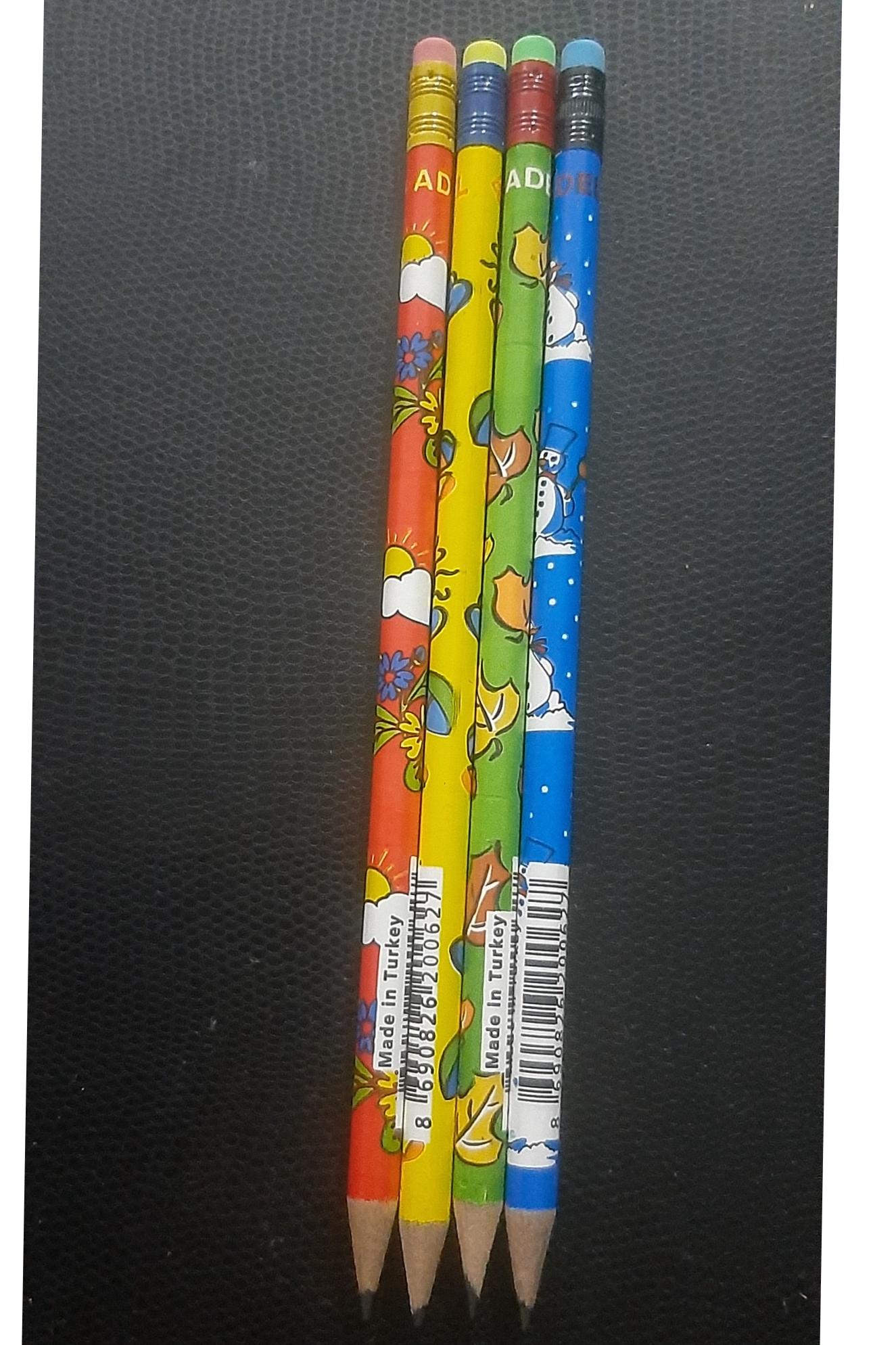 ست 4عددی مداد مشکی ADEL ترکیه قدیمی