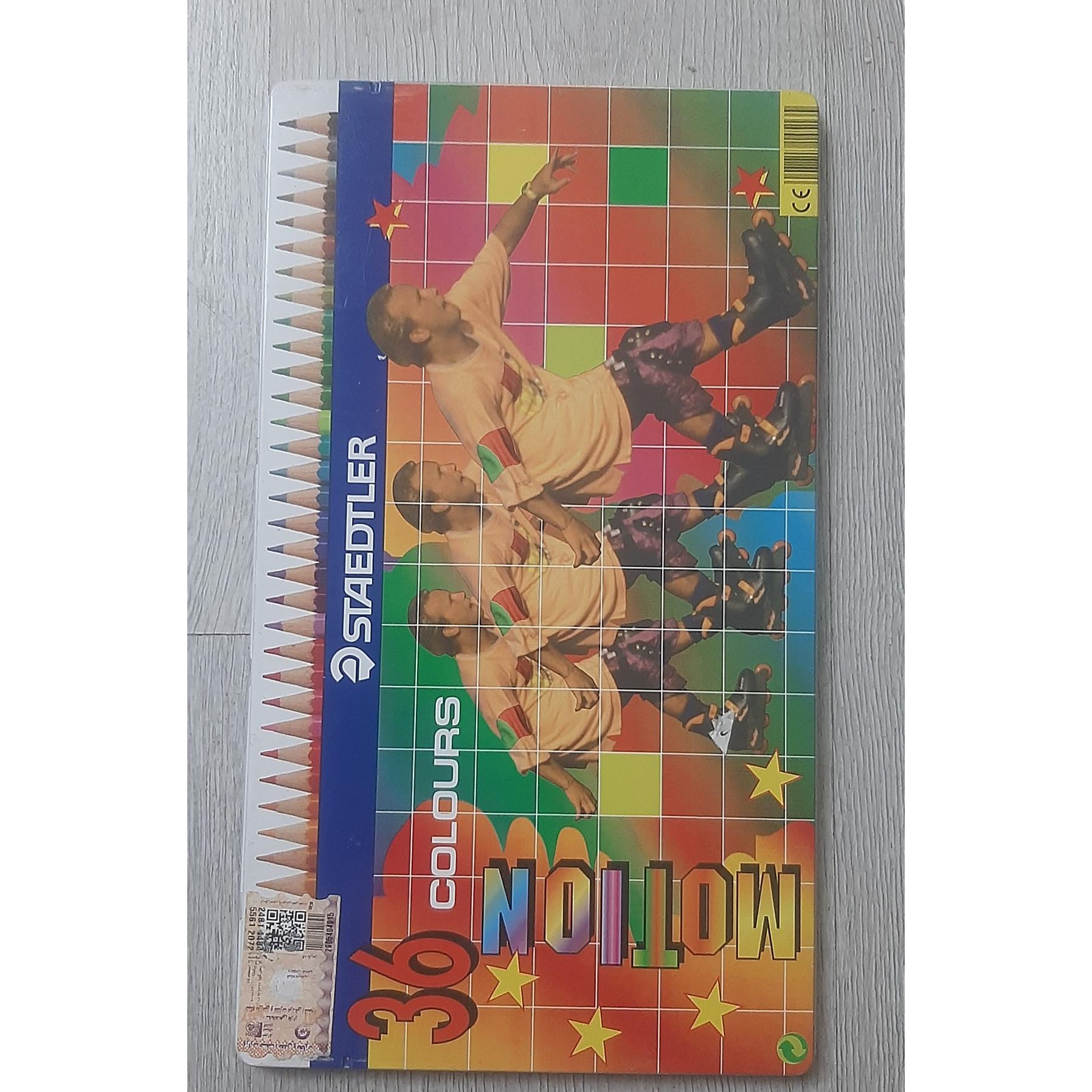 مداد رنگی 36 رنگ استدلر اصل آلمان قدیمی(توضیح