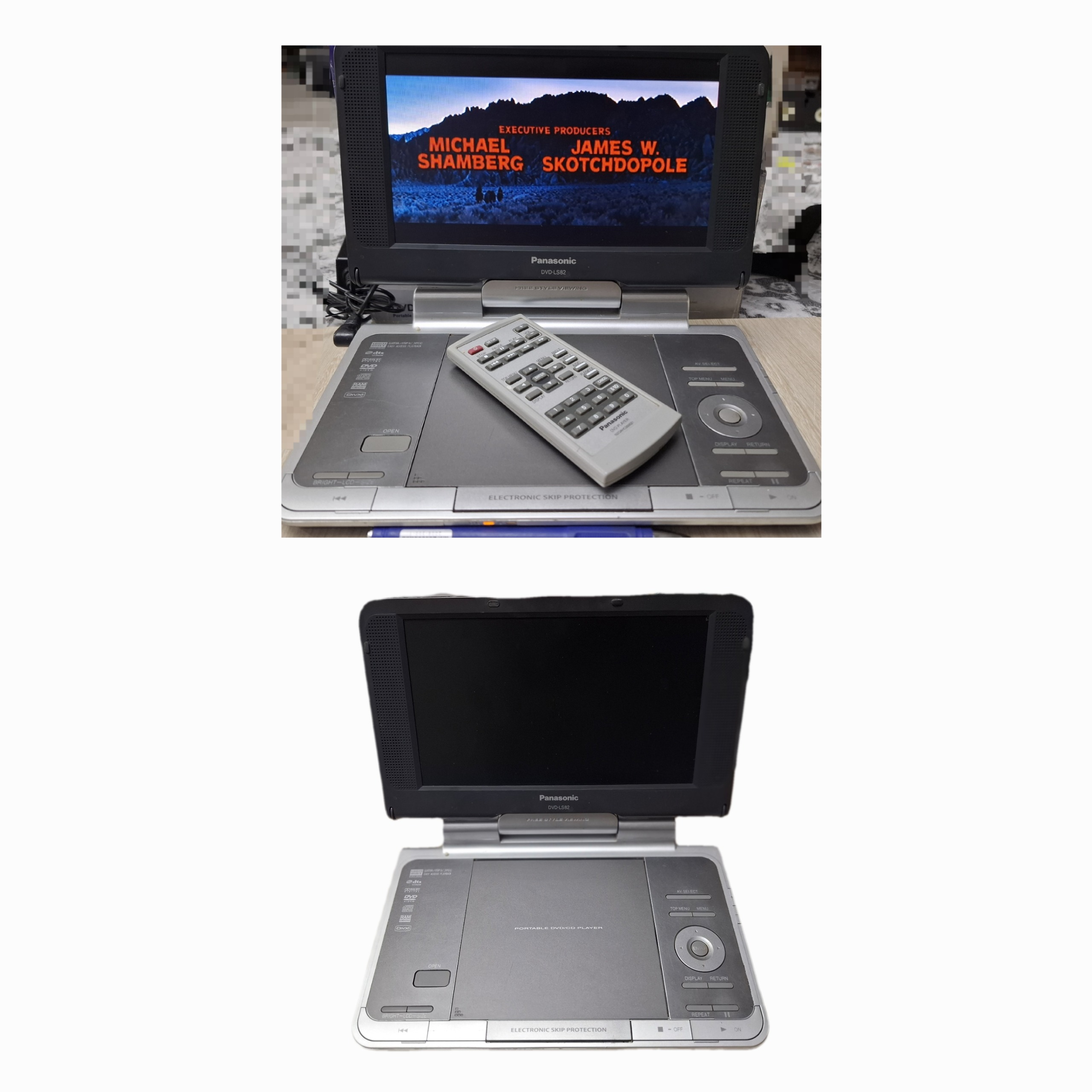 پرتابل DVD PLAYERL PANASONICتمیز ارجینال