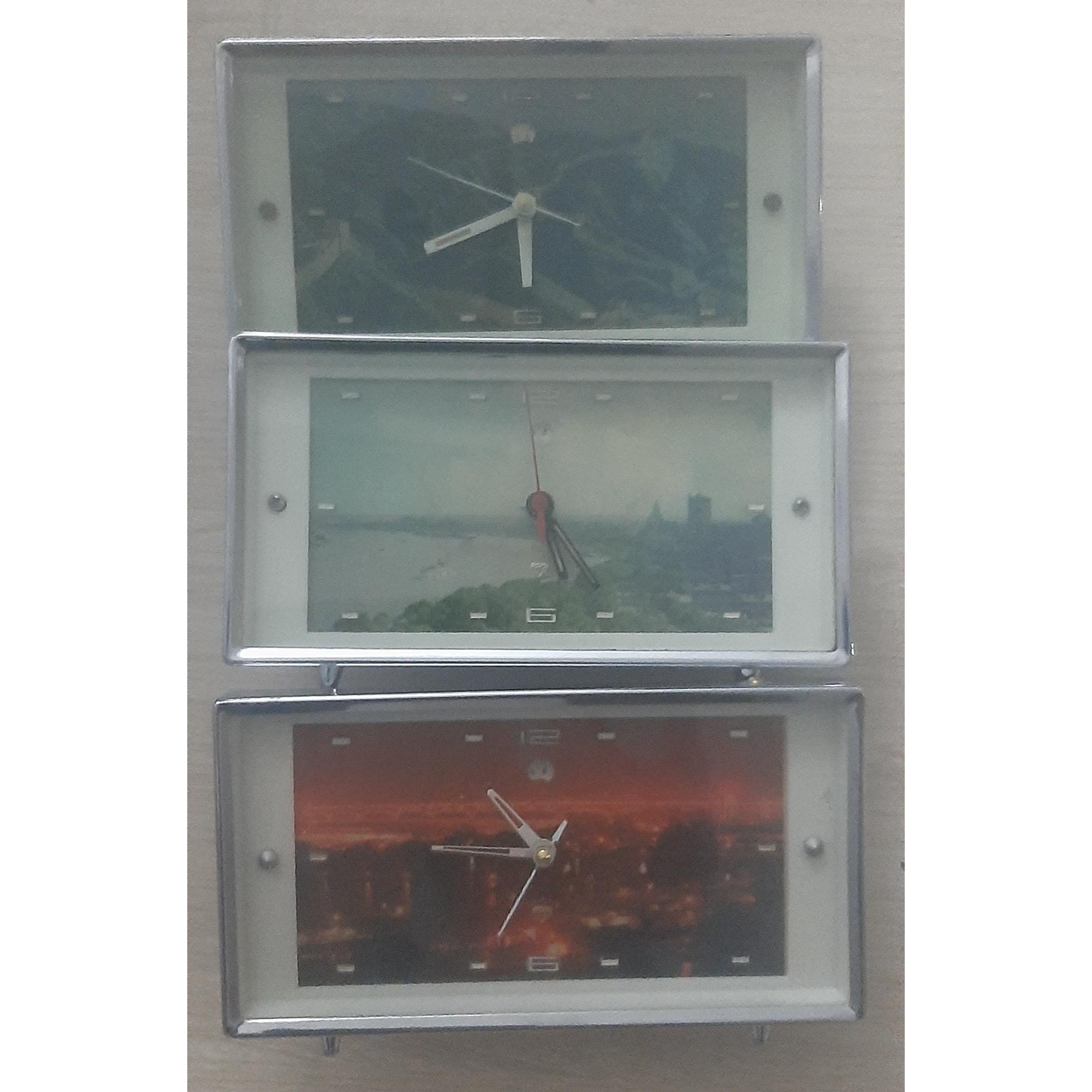 3عدد ساعت رومیزی کوکی قدیمی سالم (توضیحات)