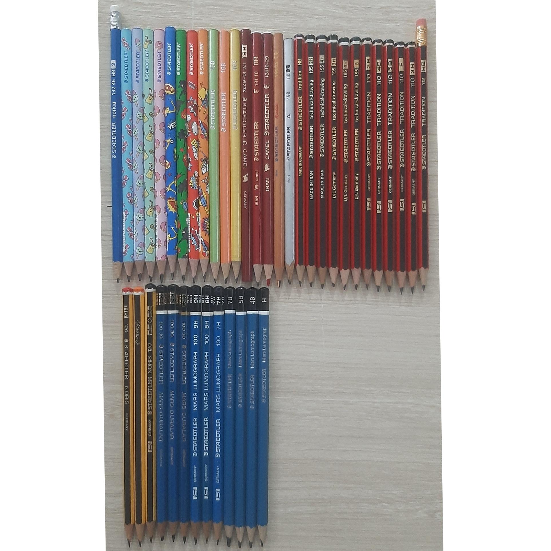 42 عدد مدادهای STAEDTLER بدون تکرار(توضیحات)