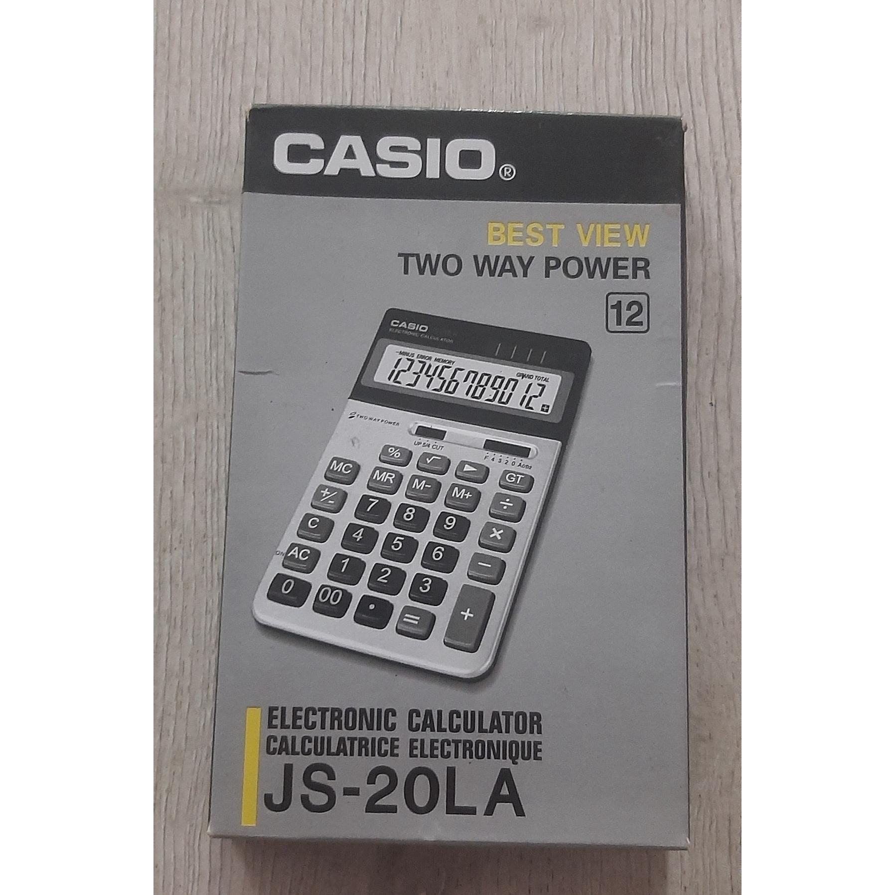 ماشین حساب CASIO مدل JS-20LA اصل ژاپن(توضیحات)