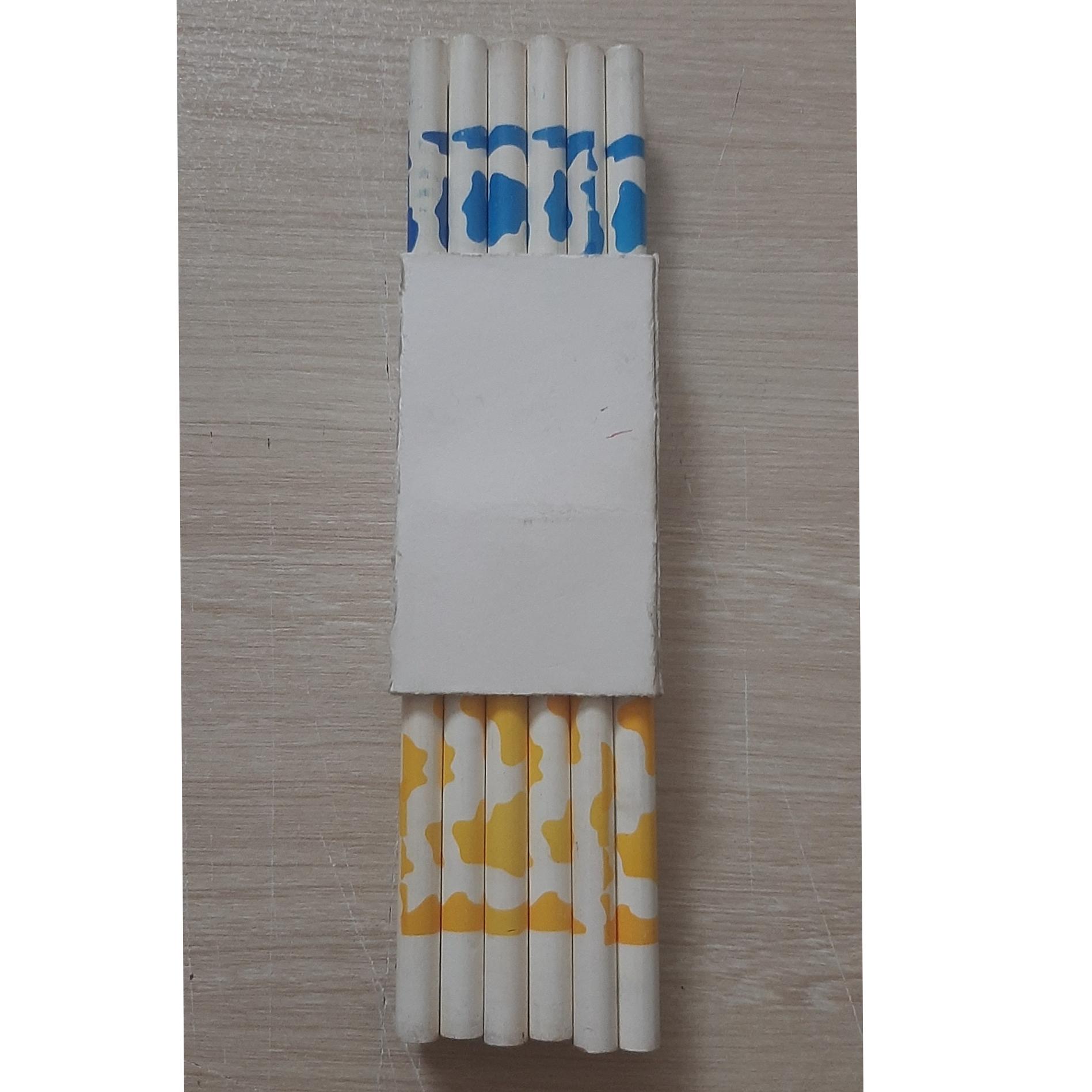 یک بسته مداد دورنگ قدیمی دهه پنجاه (توضیحات)