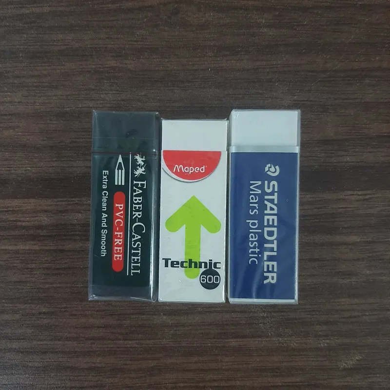 3عدد پاک کن حرفه ای سایز بزرگ ، برندهای معروف