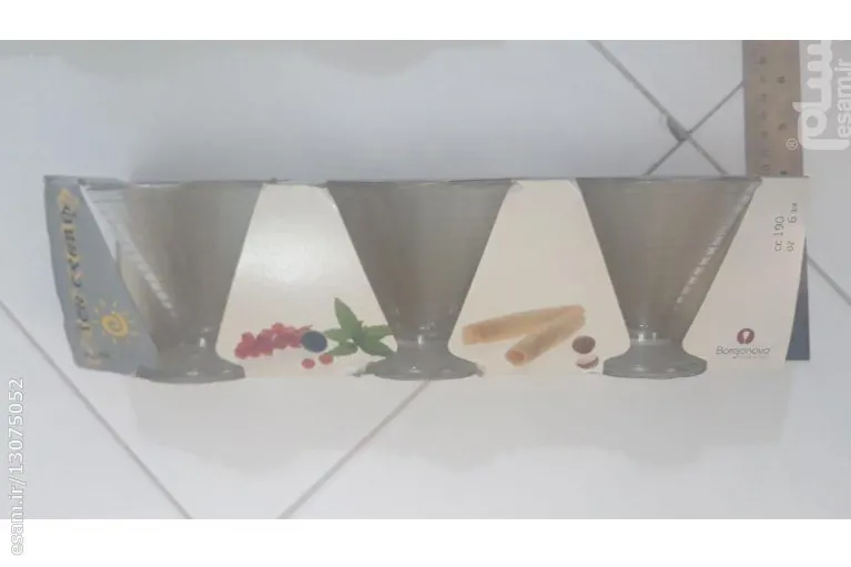 ست 3عددی بستنی خوری اصل ایتالیا