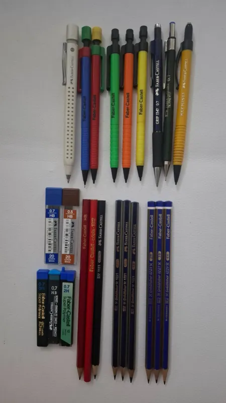 مجموعه ای از مدادهای اتد و طراحی FABER-CASTELL