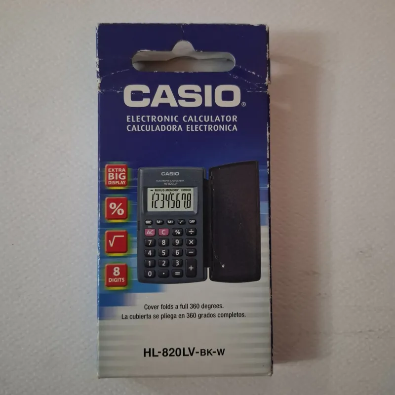 ماشین حساب CASIO مدل HL-820LV
