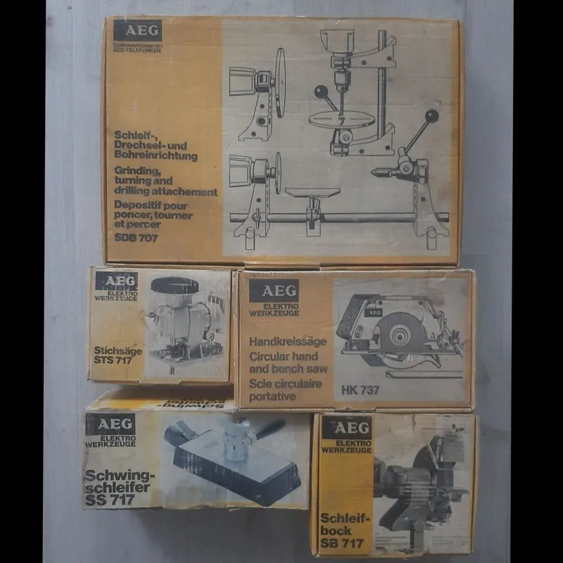ابزار 5تیکه AEG اصل آلمان برای بیش از 50سال