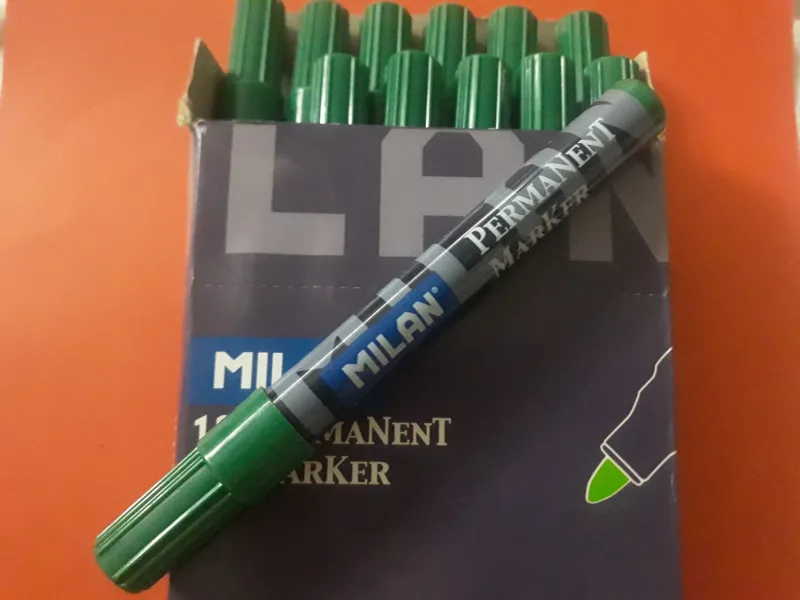 بسته12عددی ماژیک سبز MILAN