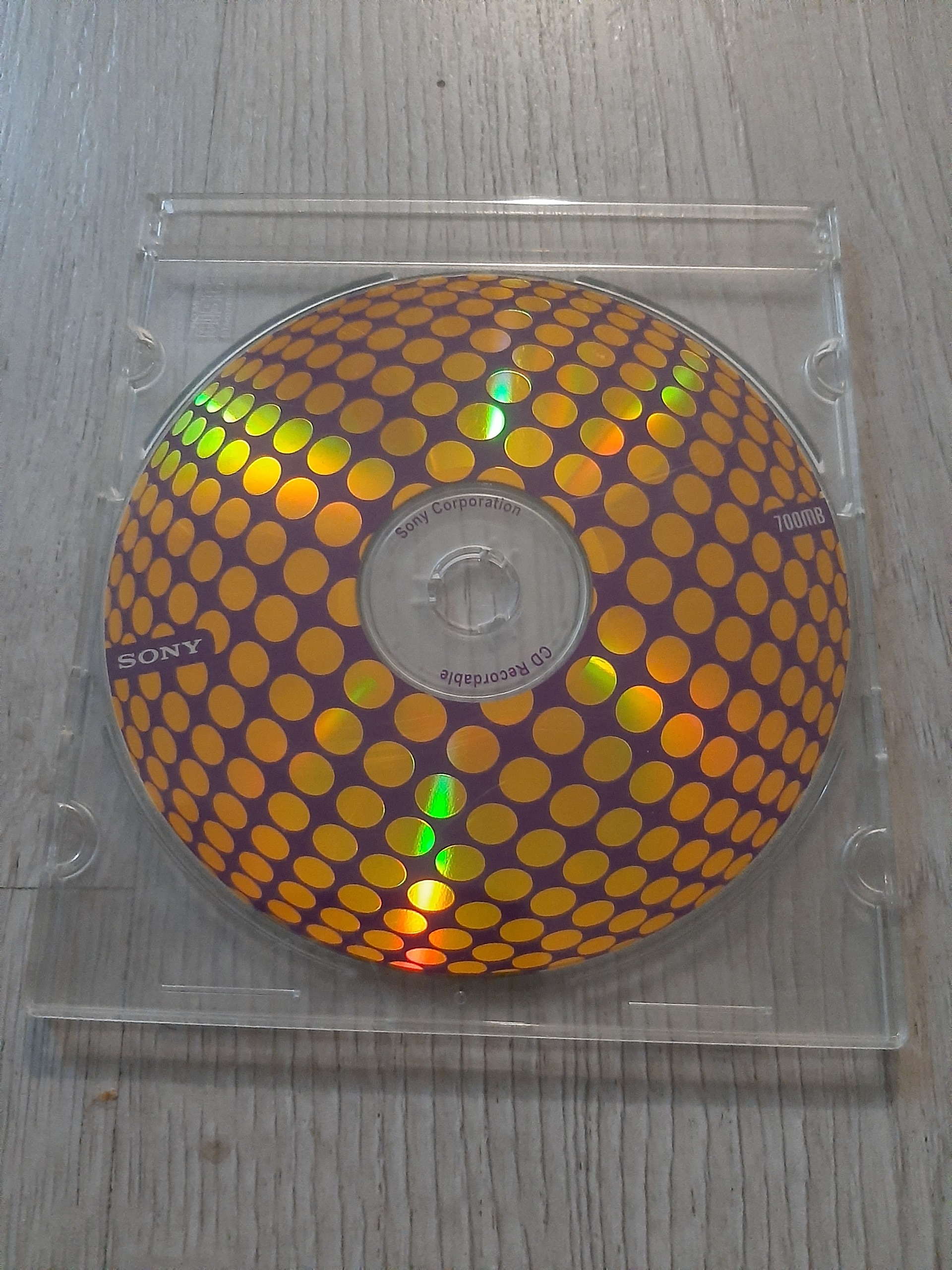 CD خام قابدار SONY اصل ژاپن ( توضیحات)