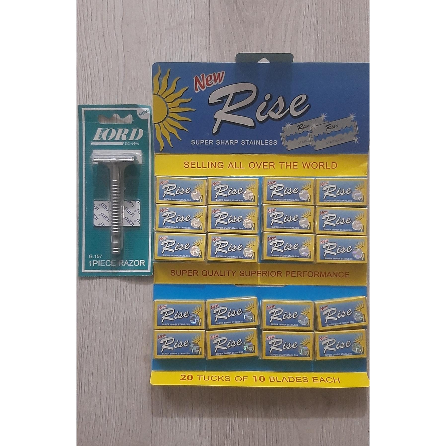 یک ورق 200عددی تیغ اصلاح Rice (توضیحات)