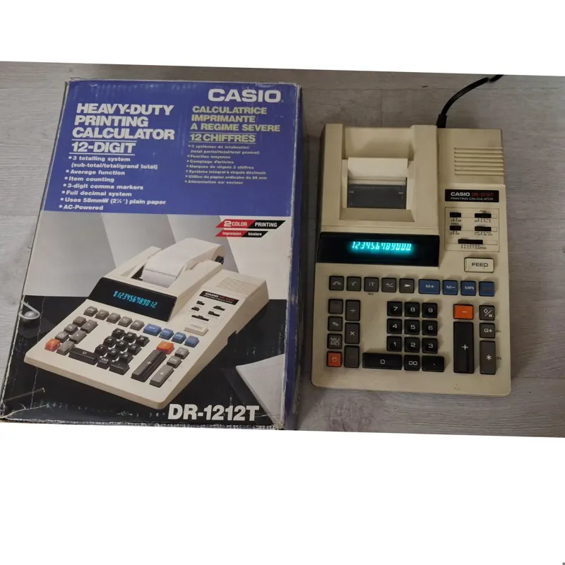ماشین حساب CASIOژاپن اصل (توضیحات)