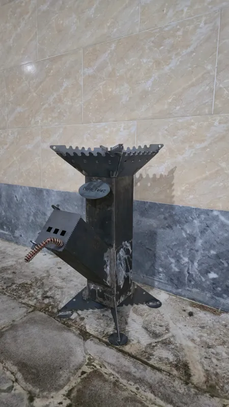 اجاق هیزمی فلزی