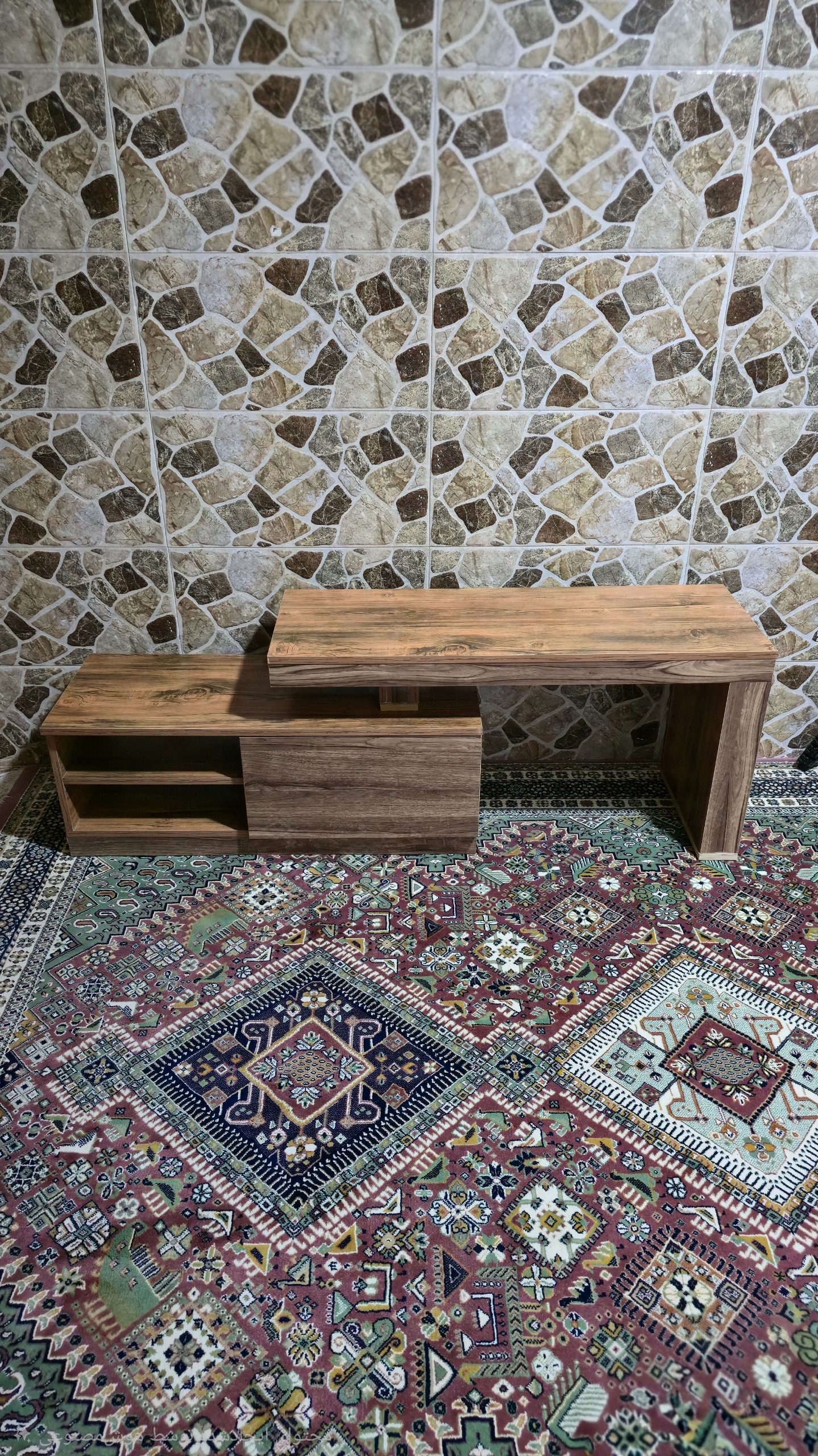 میز تلویزیون دو تکه