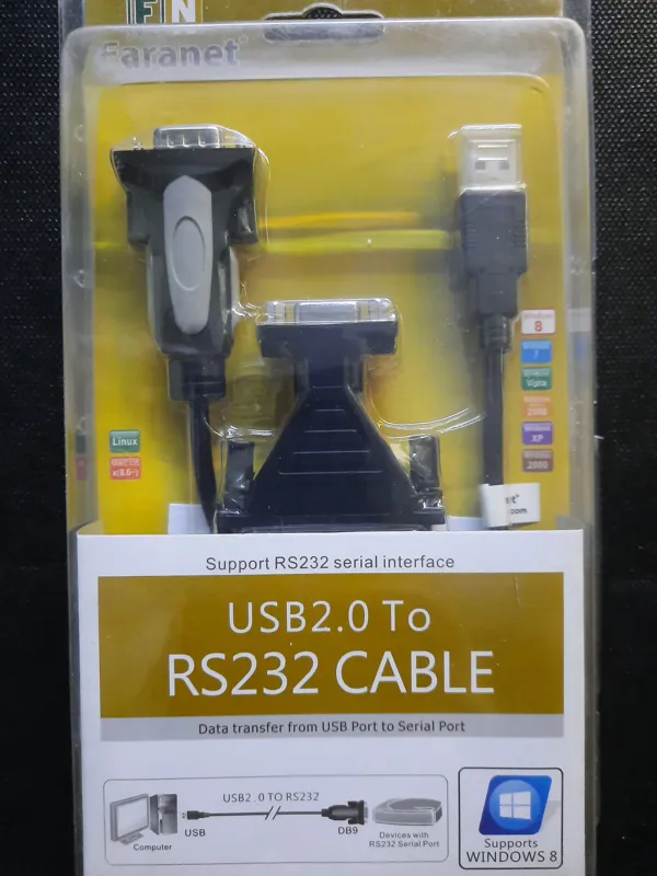 تبدیل USB به RS232 برند Faranet