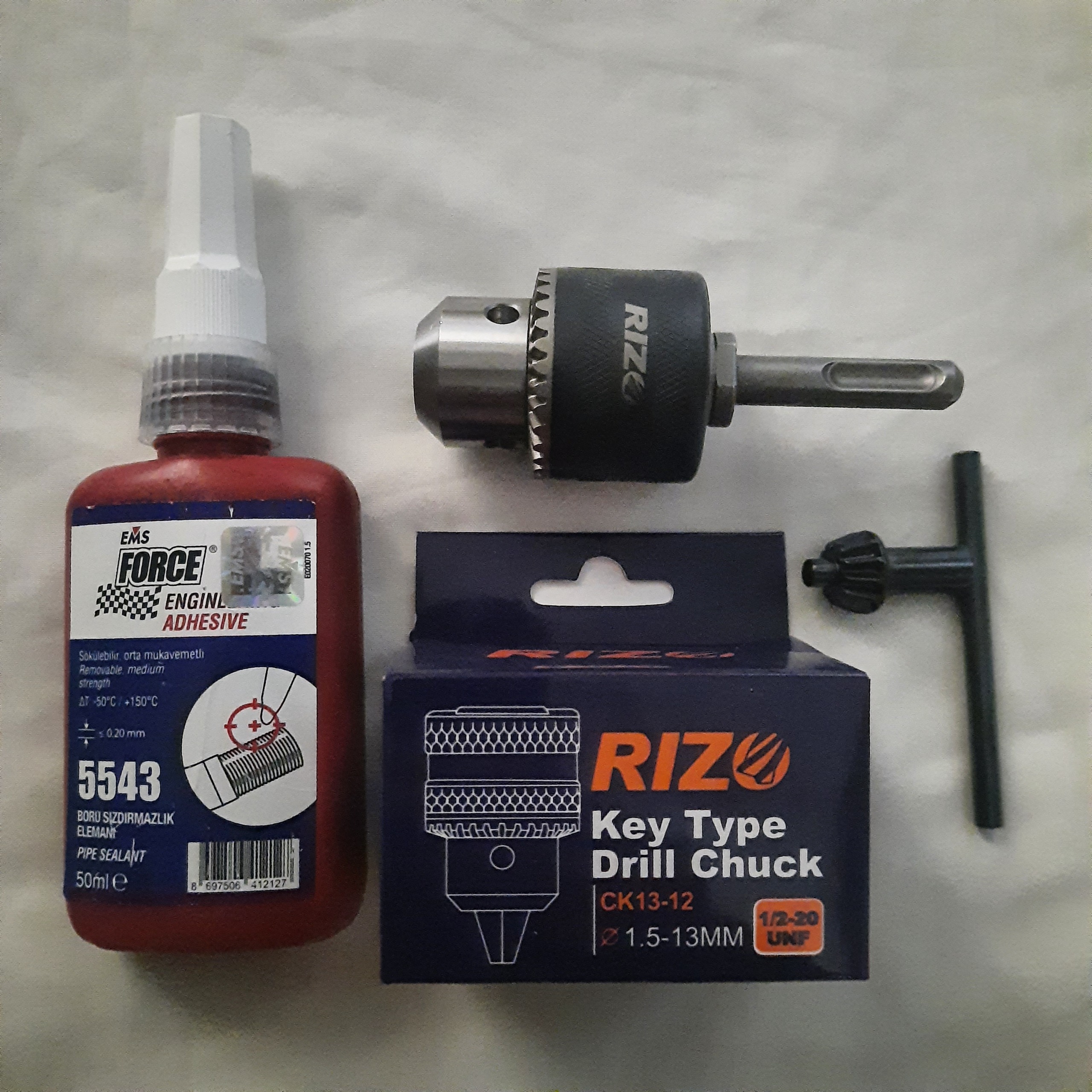 رابط 4 شیار به سه نظام آچار خور برند RIZO