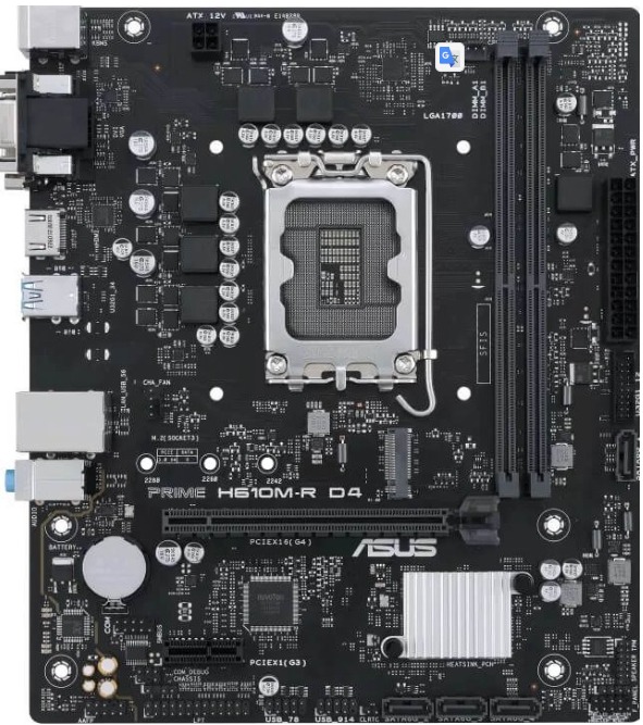 مادربرد ایسوس مدل PRIME H610M-R D4-SI