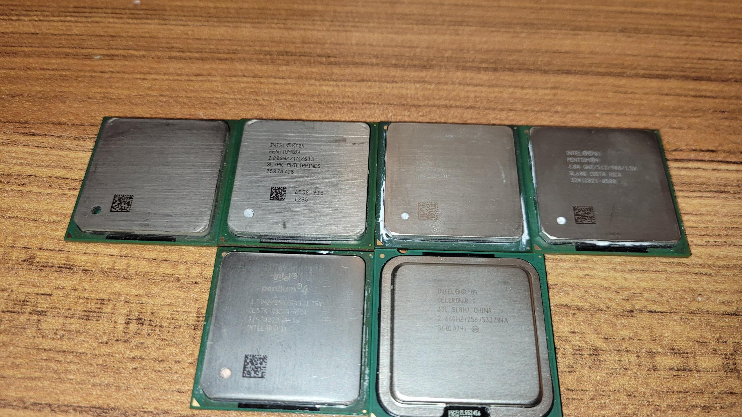 6 عدد CPU قدیمی