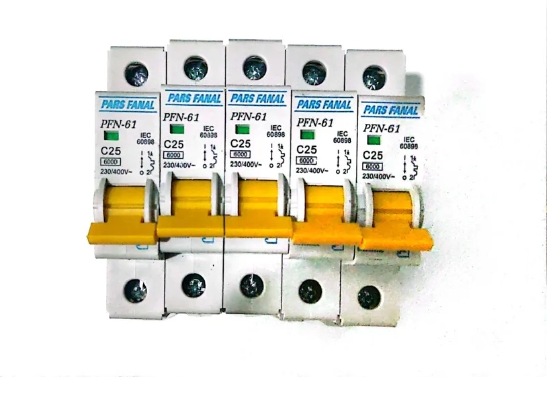 پنج عدد فیوز مینیاتوری