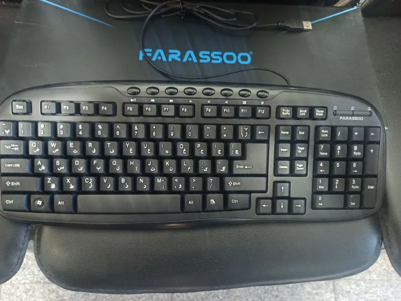 کیبورد فراسو مدل FCR-6990 با سیم