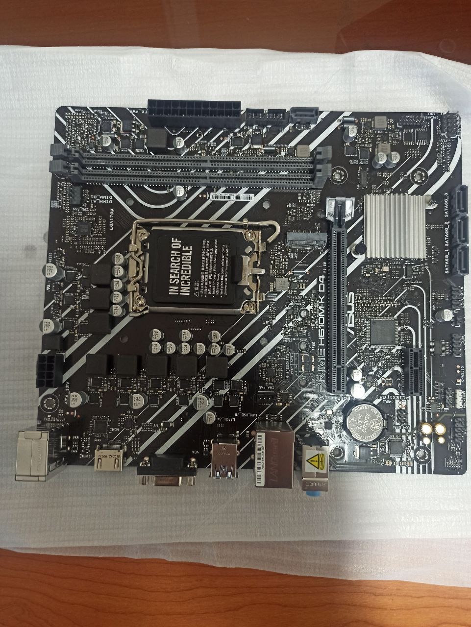 مادربورد ASUS H610-MK D4- کارکرد در حد چند ساعت
