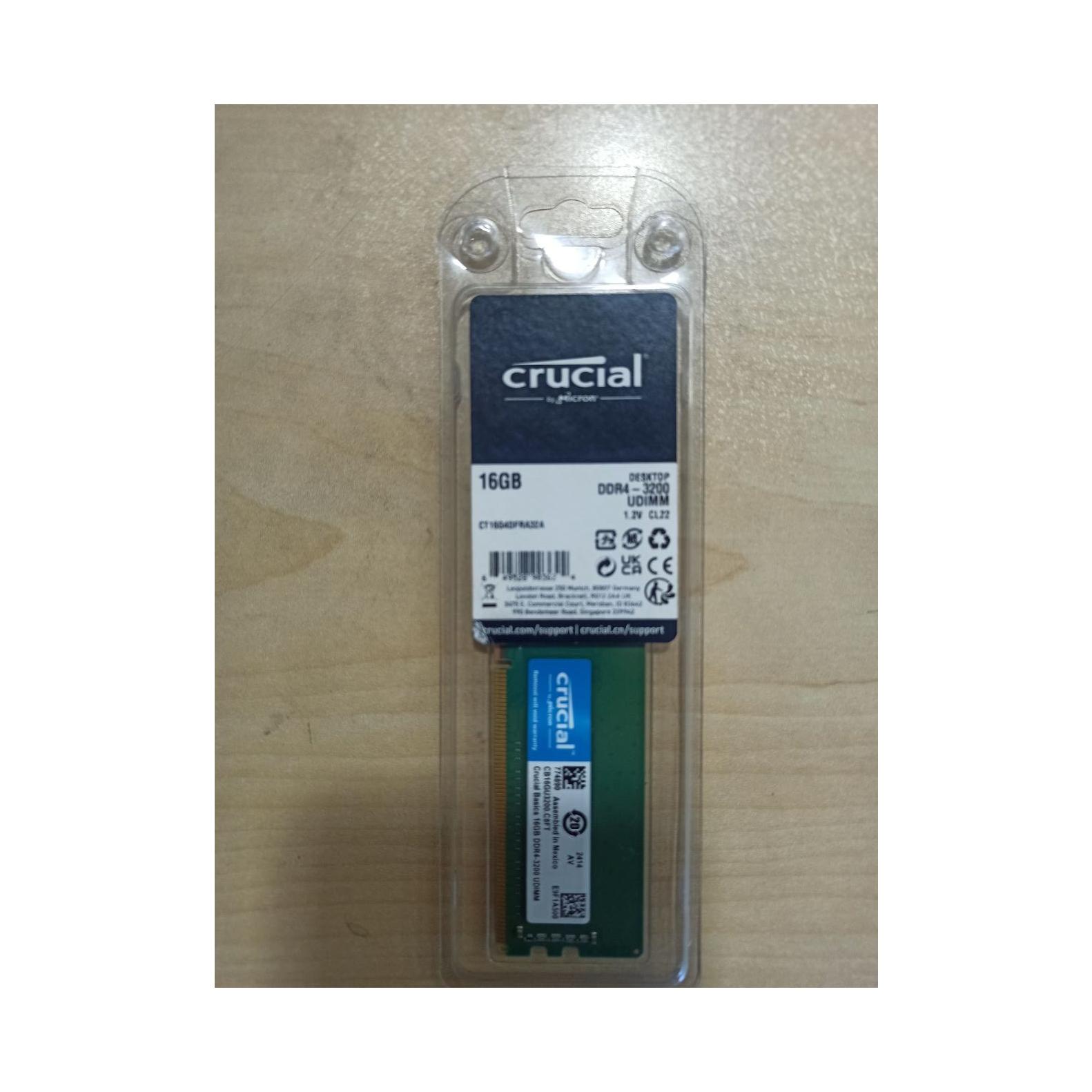 CRUCIAL  16  3200-گارانتی سلین(سله شاپ)