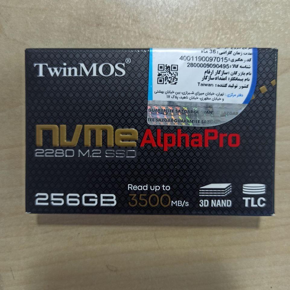 256 گیگابایت TwinMOS مدل AlphaPro M.2 NVME