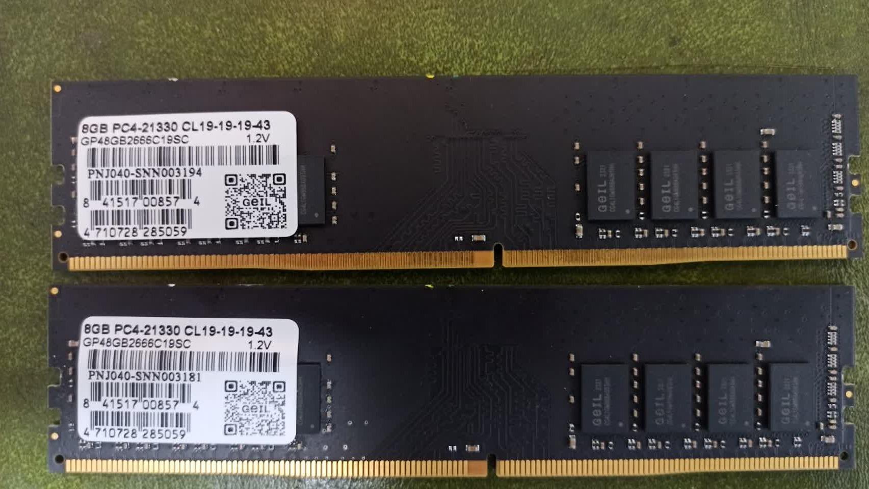 رم GEIL 8 2666 کم کارکرد در حد نو-گارانتی آواژنگ