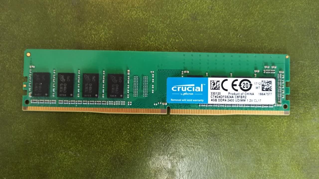رم CRUCIAL 4 2400-سالم-در حد نو