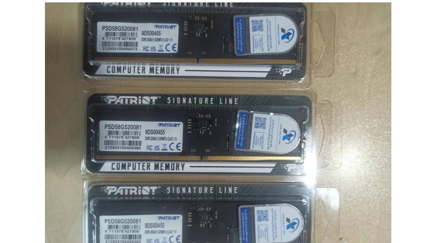 رم PATRIOT 8 5200 D5-گارانتی الماس
