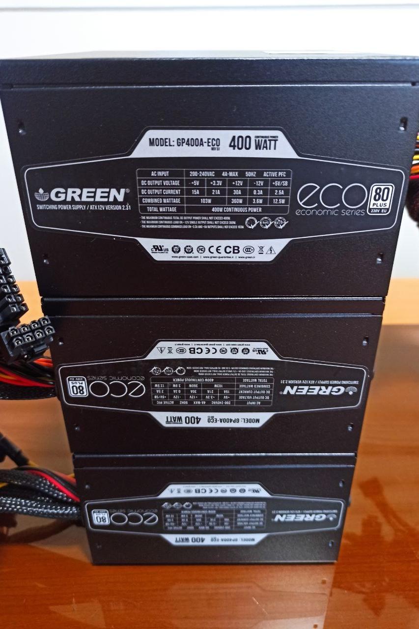 پاور GREEN 400 ECO-کاملا نو و گارانتی تا 11-1406