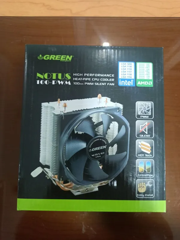 خنک کننده بادی گرین مدل NOTUS 100 - PWM-آکبند