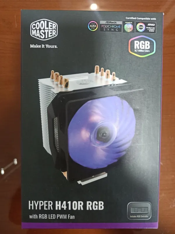 خنک کننده پردازنده کولر مستر مدل Hyper H410R RGB