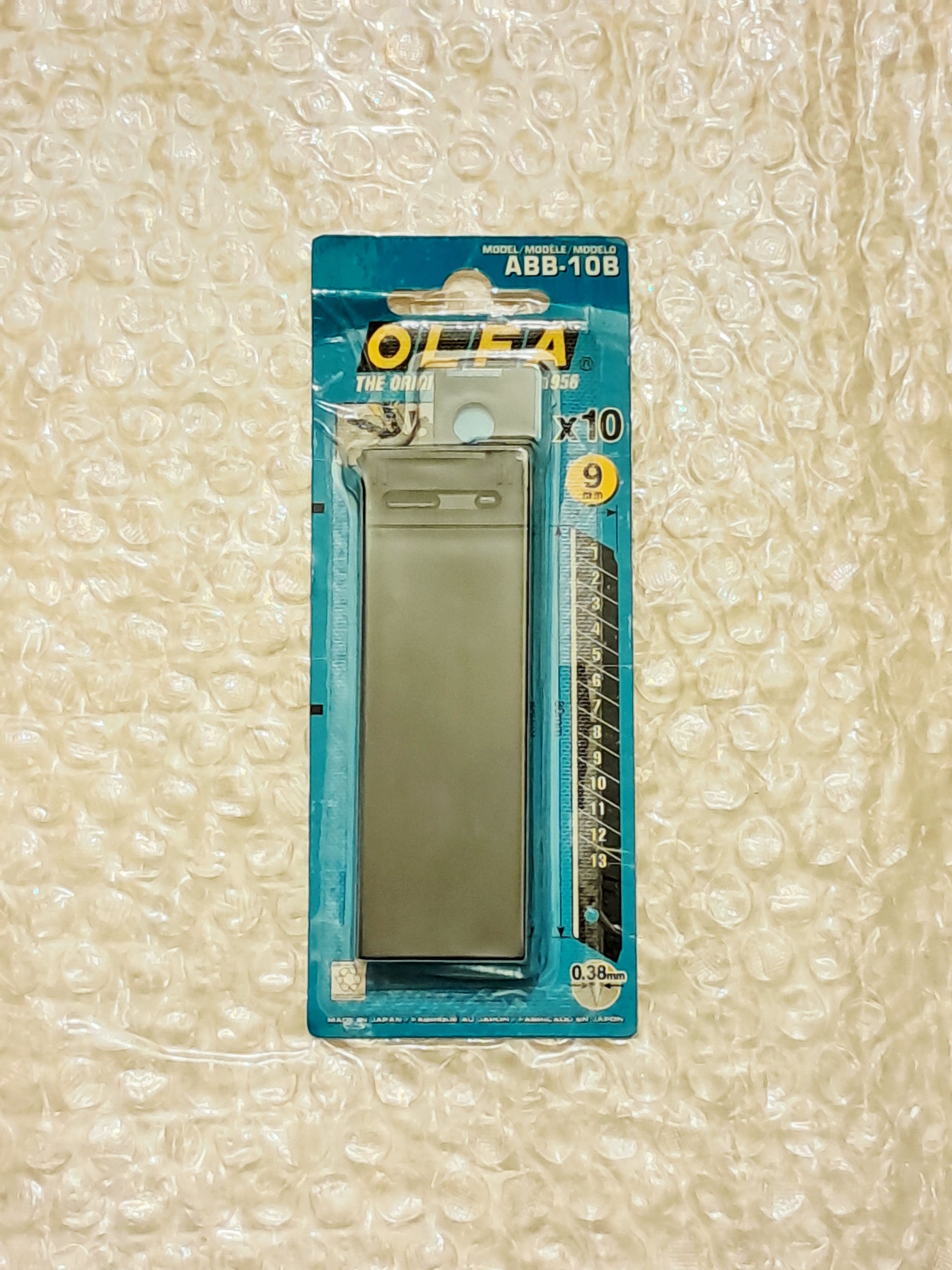 تیغ کاتر الفا، ABB-10B،ساخت ژاپن، 10 عددی،کامل نو