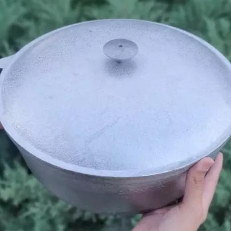قابلمه آلومینیوم خشک سفیدروسی ضخیم سایز 1