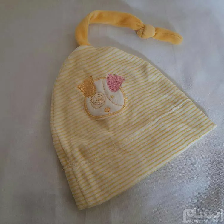 کلاه دنبالهدار نوزادی مدل Sun


