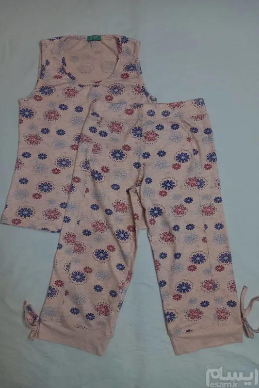ست تاپ و شلوارک طرح مرجان