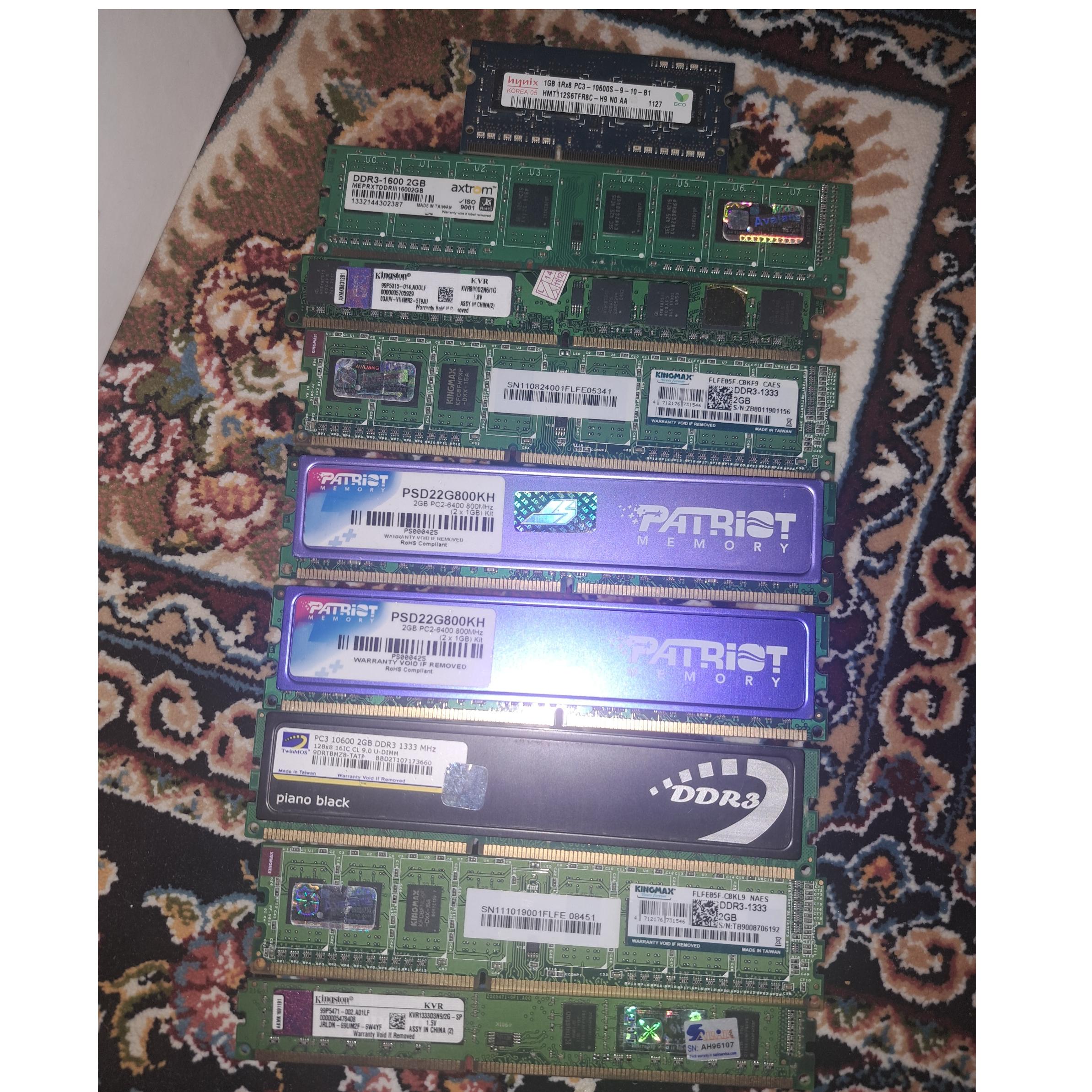 رم ddr2 و ddr3