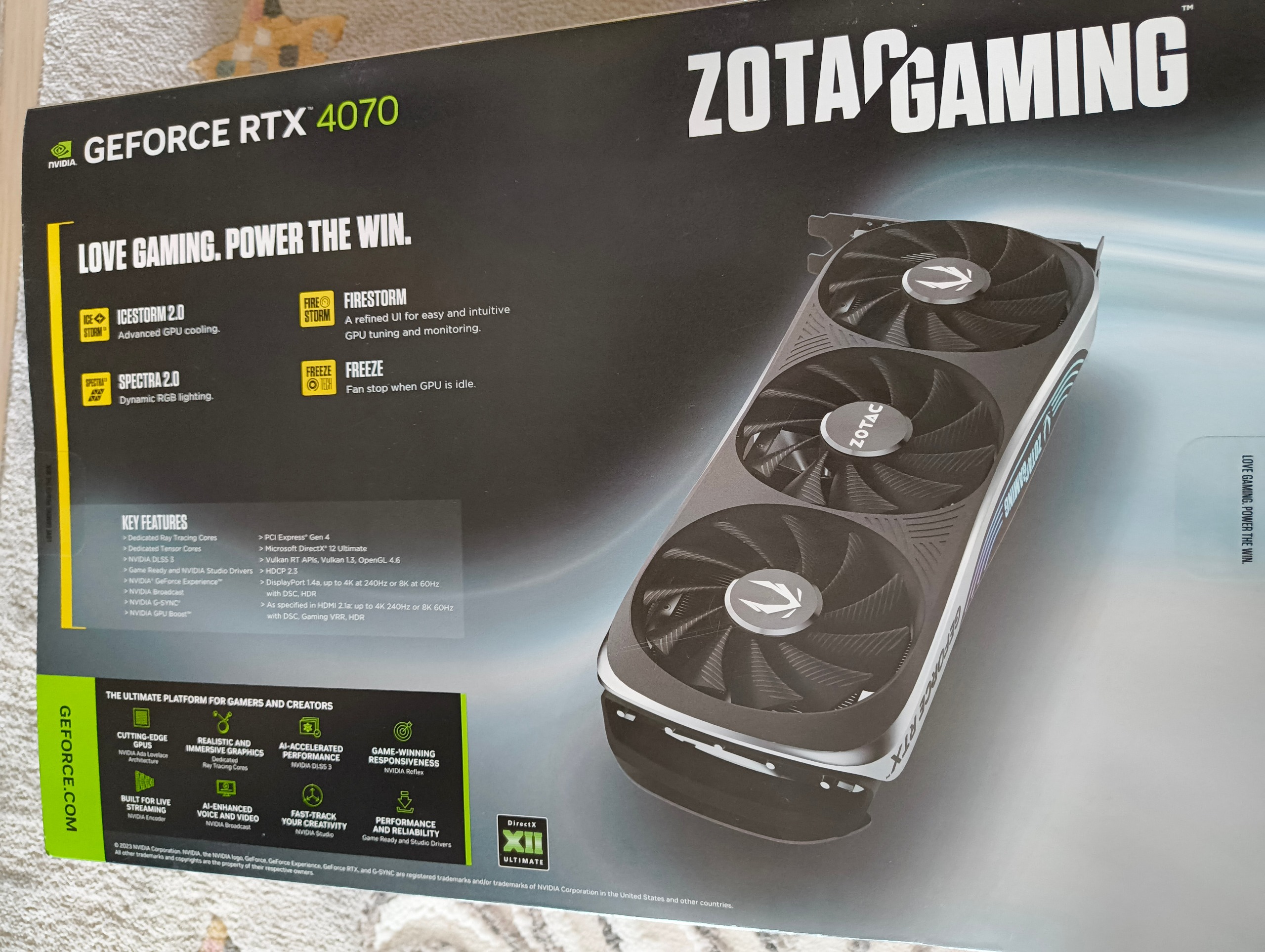 zotac 4070 trinity