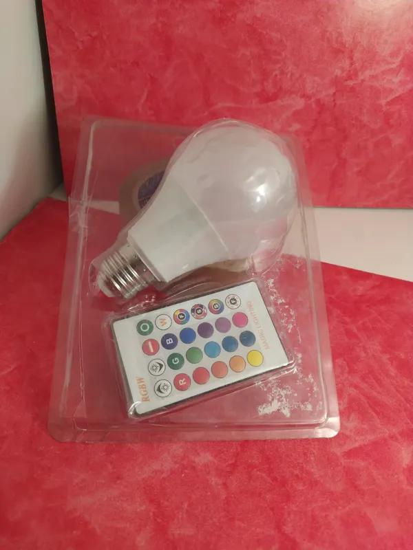 لامپ ریموت دار رنگا رنگ