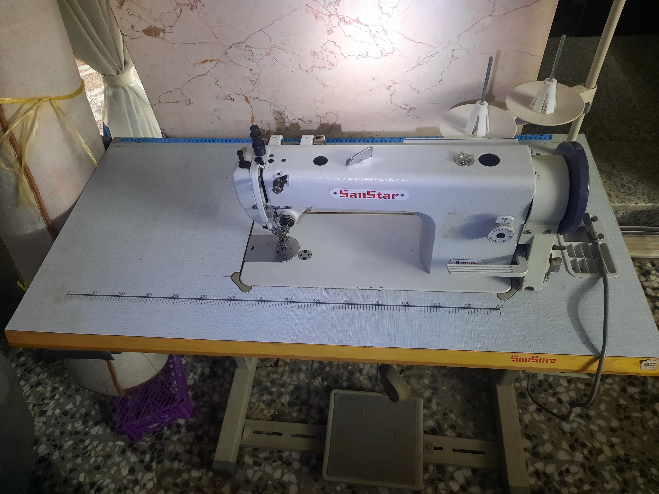 چرخ خیاطی سان استار دو پایه