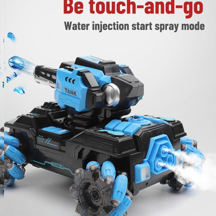 تانک کنترلی با پرتاب گلوله آبی