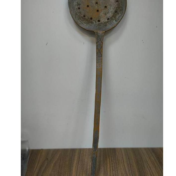 کفگیر مسی قدیمی