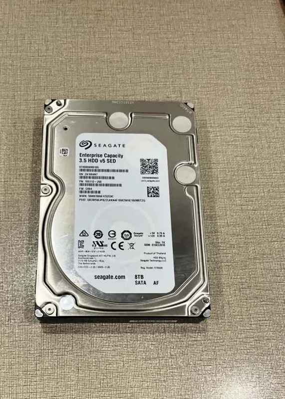 هارد Seagate Enterprise 8Tb کارکرد صفر سلامت 100