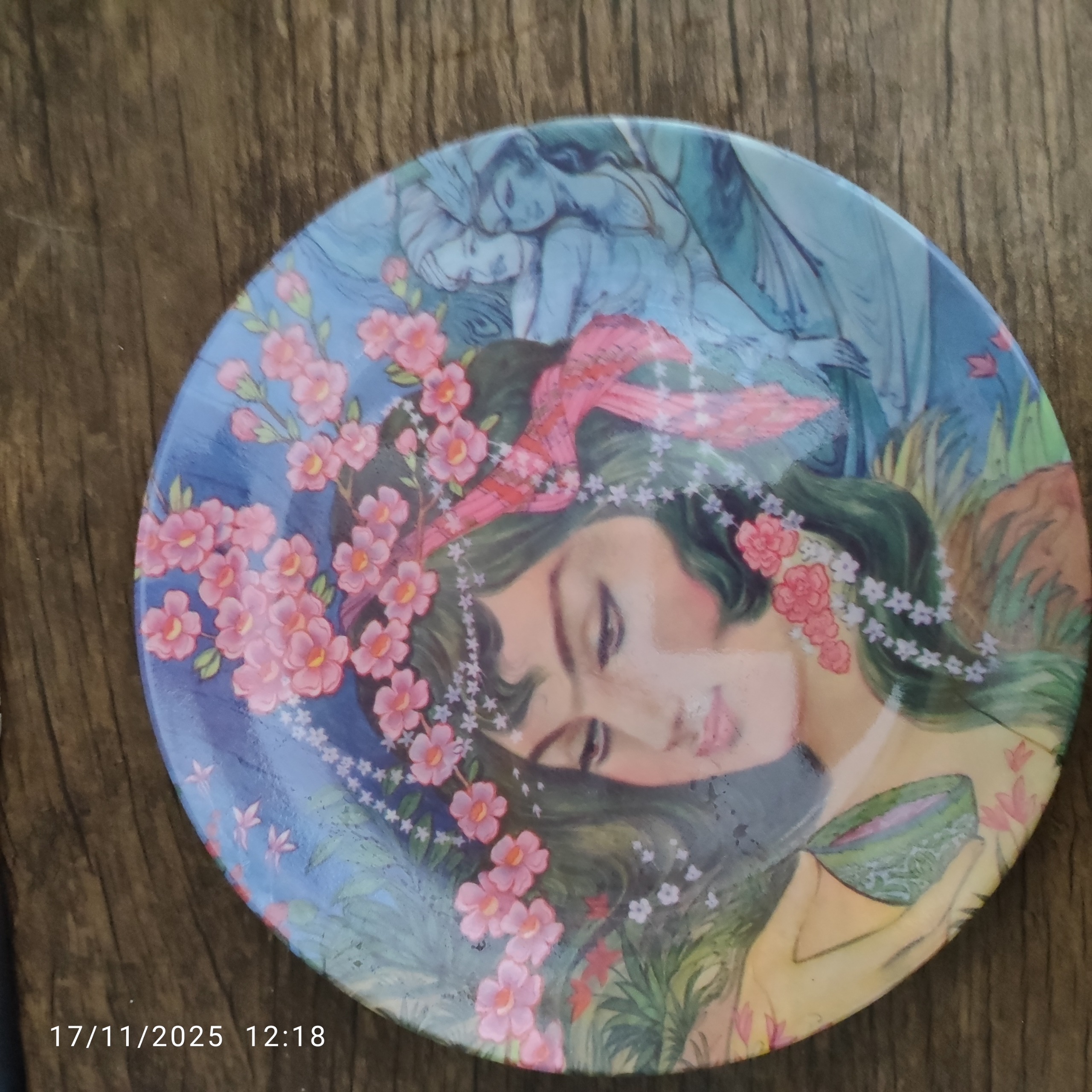 بشقاب یا دیوار کوب ملامین قدیمی