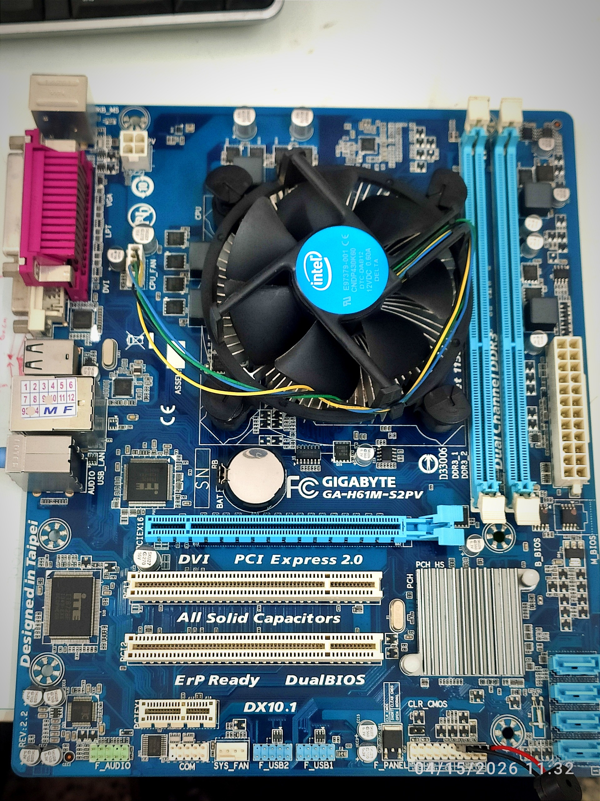 مادربورد h61m-s2pv گیگابایت