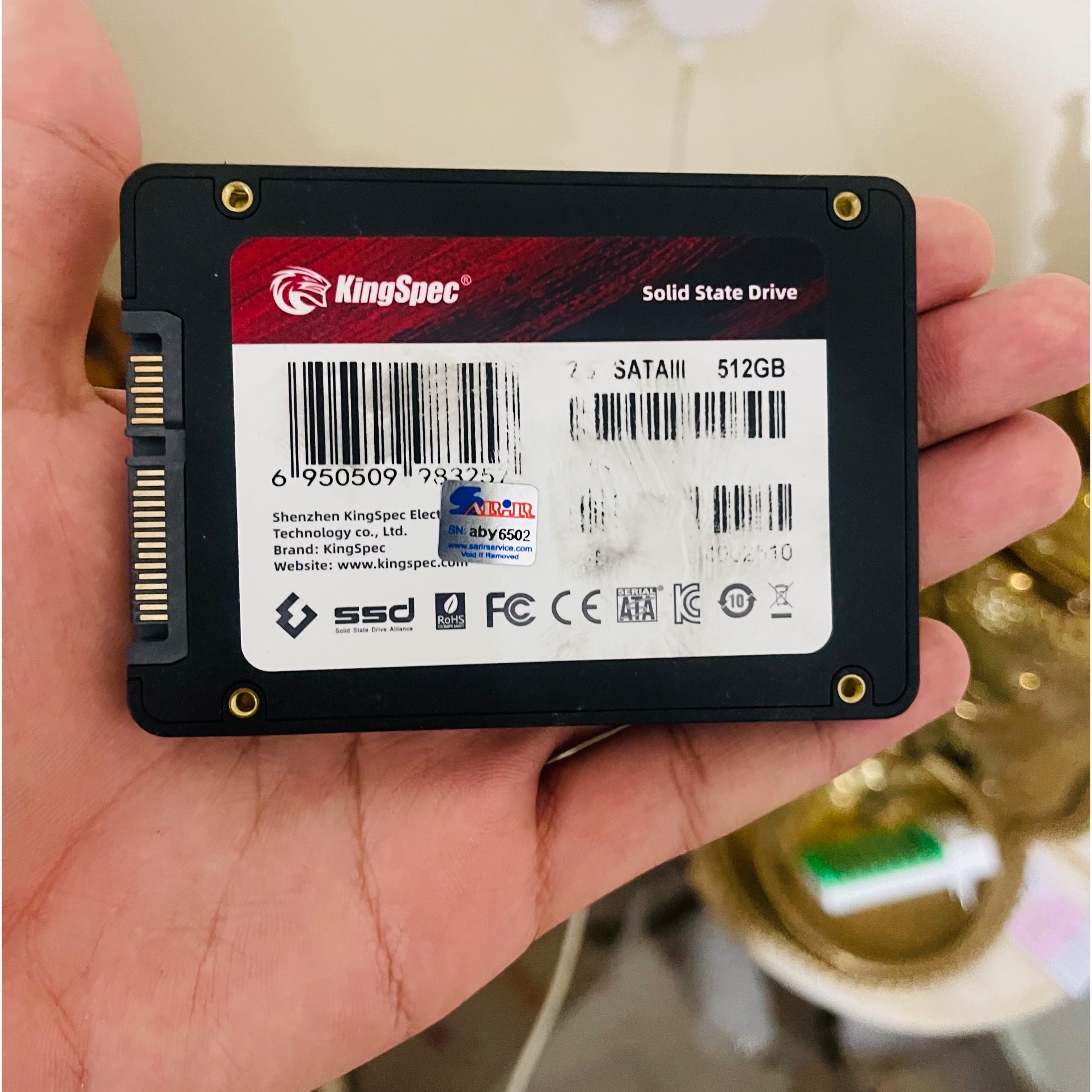 SSD کینگ اسپک مدل P3 ظرفیت 512 گیگابایت