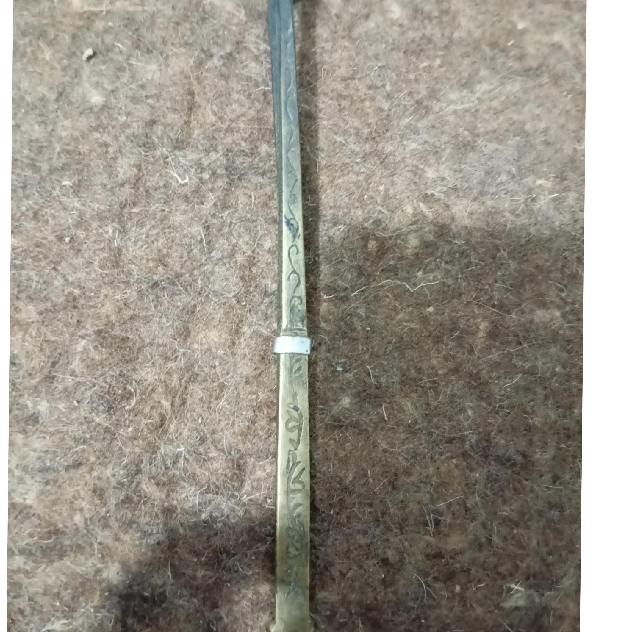 انبر زغال قدیم قلم زنی