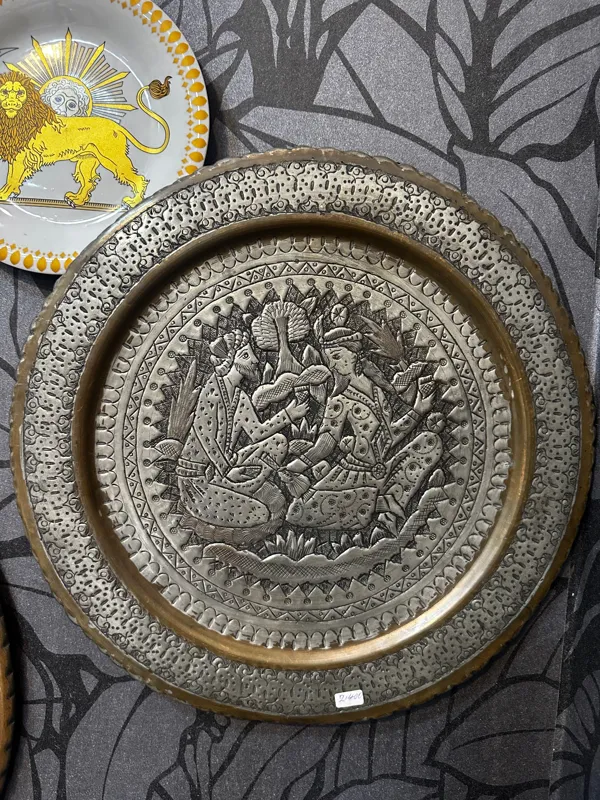 دیوار کوب مسی پهلوی